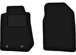 Wielganizator Tappetini Auto Velours Anteriori Adatto Per Isuzu D-MAX Ii (2011-, Pickup) Neri, Set 2 Pz, Con Fissaggi