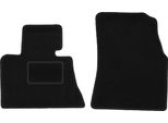 Wielganizator Tappetini Auto Velours Anteriori Adatto Per Bmw X5 E53 (1999-2006, 2WD) Neri, Set 2 Pz, Con Fissaggi