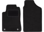 Wielganizator Tappetini Auto Velours Anteriori Adatto Per Peugeot 605 (1989-1999, Berlina) Neri, Set 2 Pz, Con Fissaggi