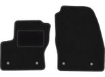 Wielganizator Tappetini Auto Velours Anteriori Adatto Per Ford C-MAX MK2 (2015-2019, Minivan) Neri, Set 2 Pz, Con Fissaggi