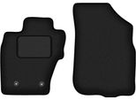 Wielganizator Tappetini Auto Velours Anteriori Adatto Per Dacia Duster I 4WD (2010-2018, Suv) Neri, Set 2 Pz, Con Fissaggi