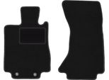 Wielganizator Tappetini Auto Velours Anteriori Adatto Per Mercedes S W220 4Matic (1998-2005, Lunga) Neri, Set 2 Pz, Con Fissaggi