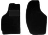 Wielganizator Tappetini Auto Velours Anteriori Adatto Per Daewoo Tico (1996-2001, Hatchback) Neri, Set 2 Pz, Con Fissaggi