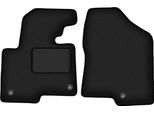 Wielganizator Tappetini Auto Velours Anteriori Adatto Per Hyundai Santafe Iii (2012-, 7 Persone) Neri, Set 2 Pz, Con Fissaggi
