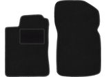 Wielganizator Tappetini Auto Velours Anteriori Adatto Per Renault Megane I (1995-2002, Cabrio, Coupé) Neri, Set 2 Pz, Con Fissaggi