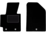 Wielganizator Tappetini Auto Velours Anteriori Adatto Per Kia Soul Ii (2013-, Minivan) Neri, Set 2 Pz, Con Fissaggi