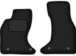 Wielganizator Tappetini Auto Velours Anteriori Adatto Per Audi A6 C5 4.2L (1997-2004, Berlina, Station Wagon, Avant) Neri, Set 2 Pz, Con Fissaggi