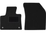 Wielganizator Tappetini Auto Velours Anteriori Adatto Per Citroen C5 Aircross (2019-, Crossover) Neri, Set 2 Pz, Con Fissaggi
