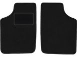 Wielganizator Tappetini Auto Velours Anteriori Adatto Per Opel Corsa A (1982-1993, Hatchback) Neri, Set 2 Pz, Con Fissaggi