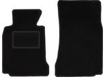 Wielganizator Tappetini Auto Velours Anteriori Adatto Per Bmw 5 E39 (1996-2004, Berlina, Station Wagon, Touring) Neri, Set 2 Pz, Con Fissaggi
