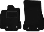 Wielganizator Tappetini Auto Velours Anteriori Adatto Per Toyota Prius Ii (2003-2010, Hatchback) Neri, Set 2 Pz, Con Fissaggi
