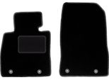 Wielganizator Tappetini Auto Velours Anteriori Adatto Per Mazda 2 Iv (2014-, Hatchback) Neri, Set 2 Pz, Con Fissaggi