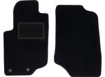 Wielganizator Tappetini Auto Velours Anteriori Adatto Per Peugeot 207CC (2006-2012, Coupé, Cabriolet) Neri, Set 2 Pz, Con Fissaggi