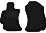 Wielganizator Tappetini Auto Velours Anteriori Adatto Per Subaru Forester Iv (2013-, Suv) Neri, Set 2 Pz, Con Fissaggi