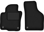 Wielganizator Tappetini Auto Velours Anteriori Adatto Per Volkswagen Jetta Vi (2010-2018, Berlina, Station Wagon, Variant) Neri, Set 2 Pz, Con Fissaggi