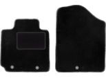 Wielganizator Tappetini Auto Velours Anteriori Adatto Per Hyundai Veloster (2011-2018, Coupé) Neri, Set 2 Pz, Con Fissaggi