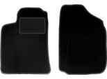 Wielganizator Tappetini Auto Velours Anteriori Adatto Per Mitsubishi Pajero Sport I (1996-2008, Suv) Neri, Set 2 Pz, Con Fissaggi