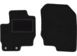 Wielganizator Tappetini Auto Velours Anteriori Adatto Per Mitsubishi Colt Vii (2008-2012, Hatchback) Neri, Set 2 Pz, Con Fissaggi
