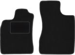 Wielganizator Tappetini Auto Velours Anteriori Adatto Per Renault Twingo I (1993-2006, Hatchback) Neri, Set 2 Pz, Con Fissaggi