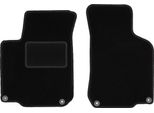 Wielganizator Tappetini Auto Velours Anteriori Adatto Per Volkswagen Bora (1997-2005, Variant, Station Wagon, Berlina) Neri, Set 2 Pz, Con Fissaggi