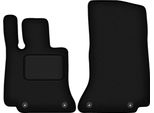 Wielganizator Tappetini Auto Velours Anteriori Adatto Per Mercedes C-Klasa W206 (2021-, Berlina, Station Wagon) Neri, Set 2 Pz, Con Fissaggi