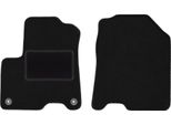 Wielganizator Tappetini Auto Velours Anteriori Adatto Per Kia Eniro / Niro Ev (2016-, Crossover) Neri, Set 2 Pz, Con Fissaggi
