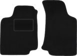 Wielganizator Tappetini Auto Velours Anteriori Adatto Per Volkswagen Vento (1991-1997, Berlina) Neri, Set 2 Pz, Con Fissaggi