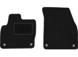 Wielganizator Tappetini Auto Velours Anteriori Adatto Per Range Rover Evoque (2011-2018, Suv) Neri, Set 2 Pz, Con Fissaggi