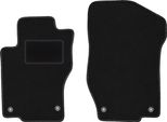 Wielganizator Tappetini Auto Velours Anteriori Adatto Per Mercedes Ml W164 (2005-2011, Suv) Neri, Set 2 Pz, Con Fissaggi