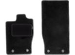 Wielganizator Tappetini Auto Velours Anteriori Adatto Per Jaguar Xk (2006-2014, Coupé) Neri, Set 2 Pz, Con Fissaggi