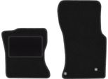 Wielganizator Tappetini Auto Velours Anteriori Adatto Per Jaguar Xf X260 (2016-, Berlina, Station Wagon) Neri, Set 2 Pz, Con Fissaggi