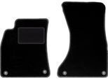 Wielganizator Tappetini Auto Velours Anteriori Adatto Per Audi A5 8T (2008-2018, Coupé) Neri, Set 2 Pz, Con Fissaggi