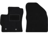 Wielganizator Tappetini Auto Velours Anteriori Adatto Per Toyota Corolla E14 / E15 (2007-2012, Station Wagon, Berlina) Neri, Set 2 Pz, Con Fissaggi