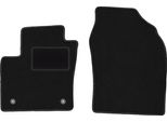 Wielganizator Tappetini Auto Velours Anteriori Adatto Per Toyota C-HR Hybrid (2016-, Crossover) Neri, Set 2 Pz, Con Fissaggi