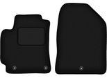 Wielganizator Tappetini Auto Velours Anteriori Adatto Per Hyundai Elantra Vi (2016-, Berlina) Neri, Set 2 Pz, Con Fissaggi