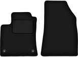 Wielganizator Tappetini Auto Velours Anteriori Adatto Per Renault Clio V (2019-, Hatchback) Neri, Set 2 Pz, Con Fissaggi