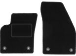 Wielganizator Tappetini Auto Velours Anteriori Adatto Per Volvo S40 Ii (2004-2012, Berlina) Neri, Set 2 Pz, Con Fissaggi