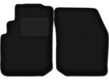 Wielganizator Tappetini Auto Velours Anteriori Adatto Per Nissan Primera P10 (1990-1998, Station Wagon, Liftback, Berlina) Neri, Set 2 Pz, Con Fissaggi