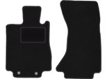 Wielganizator Tappetini Auto Velours Anteriori Adatto Per Mercedes S W220 4Matic (1998-2005, Corta) Neri, Set 2 Pz, Con Fissaggi