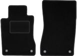 Wielganizator Tappetini Auto Velours Anteriori Adatto Per Mercedes Cls C219 (2004-2010, Berlina) Neri, Set 2 Pz, Con Fissaggi