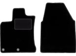 Wielganizator Tappetini Auto Velours Anteriori Adatto Per Nissan Qashqai I J10 (2006-2013, Crossover) Neri, Set 2 Pz, Con Fissaggi