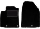 Wielganizator Tappetini Auto Velours Anteriori Adatto Per Hyundai Ioniq (2016-, Hatchback) Neri, Set 2 Pz, Con Fissaggi