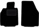 Wielganizator Tappetini Auto Velours Anteriori Adatto Per Porsche 911 (Typ 997) (2002-2012, Cabrio, Coupé, Targa) Neri, Set 2 Pz, Con Fissaggi