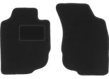Wielganizator Tappetini Auto Velours Anteriori Adatto Per Toyota Hilux Vii N25 N2 (2006-2015, Pickup) Neri, Set 2 Pz, Con Fissaggi