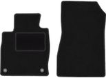 Wielganizator Tappetini Auto Velours Anteriori Adatto Per Nissan Juke Ii F16 (2019-, Crossover) Neri, Set 2 Pz, Con Fissaggi