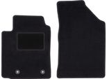 Wielganizator Tappetini Auto Velours Anteriori Adatto Per Toyota Yaris I (1999-2005, 3 Porte) Neri, Set 2 Pz, Con Fissaggi