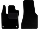 Wielganizator Tappetini Auto Velours Anteriori Adatto Per Smart Fortwo Iii (2014-2020, Hatchback) Neri, Set 2 Pz, Con Fissaggi