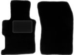Wielganizator Tappetini Auto Velours Anteriori Adatto Per Honda Civic Ix (2011-2016, Berlina) Neri, Set 2 Pz, Con Fissaggi