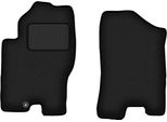 Wielganizator Tappetini Auto Velours Anteriori Adatto Per Nissan Pathfinder (2005-2010, 7 Posti (Pre-Restyling)) Neri, Set 2 Pz, Con Fissaggi