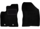 Wielganizator Tappetini Auto Velours Anteriori Adatto Per Toyota Avensis Iii T27 (2009-2013, Station Wagon, Berlina, Liftback) Neri, Set 2 Pz, Con Fissaggi